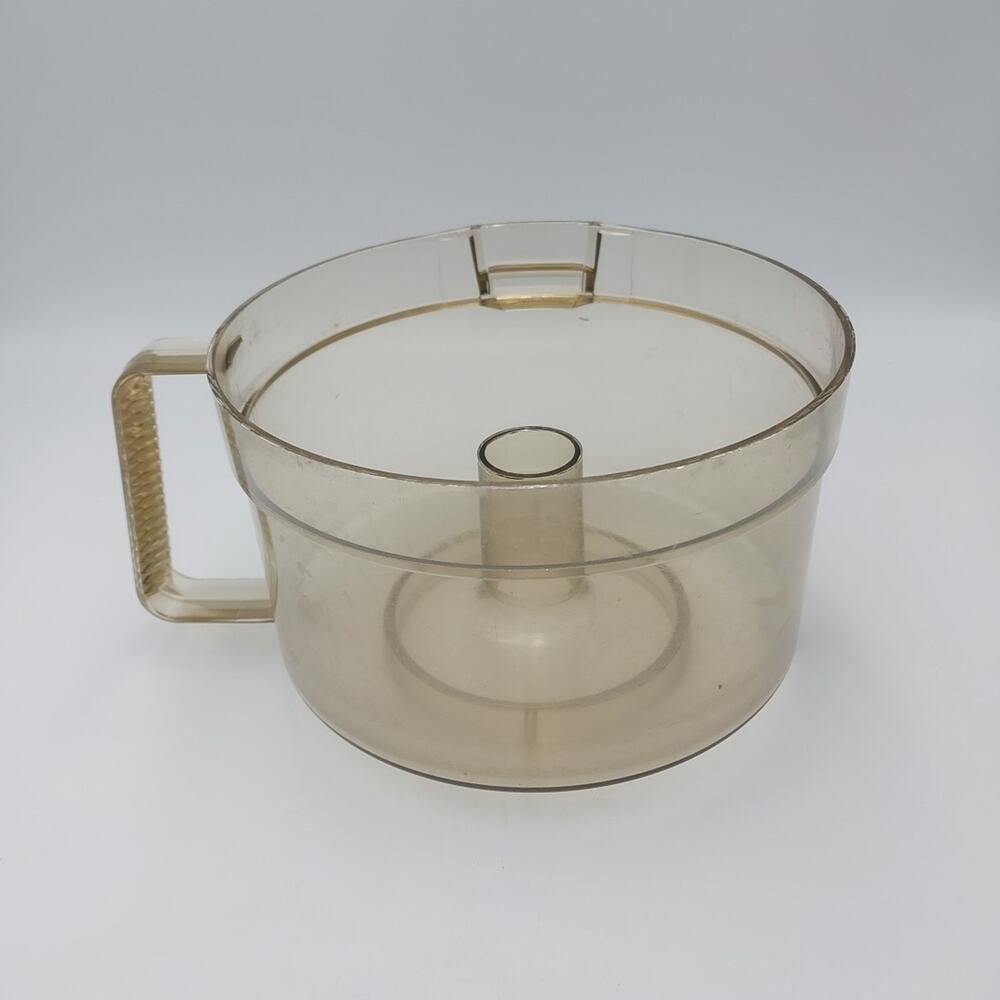 Vintage General Electric GE Food Processor D3FP1B Replacement Part Plastic‎ Bowl